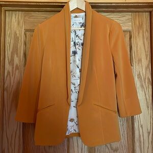 Yellow skies are blue boutique blazer